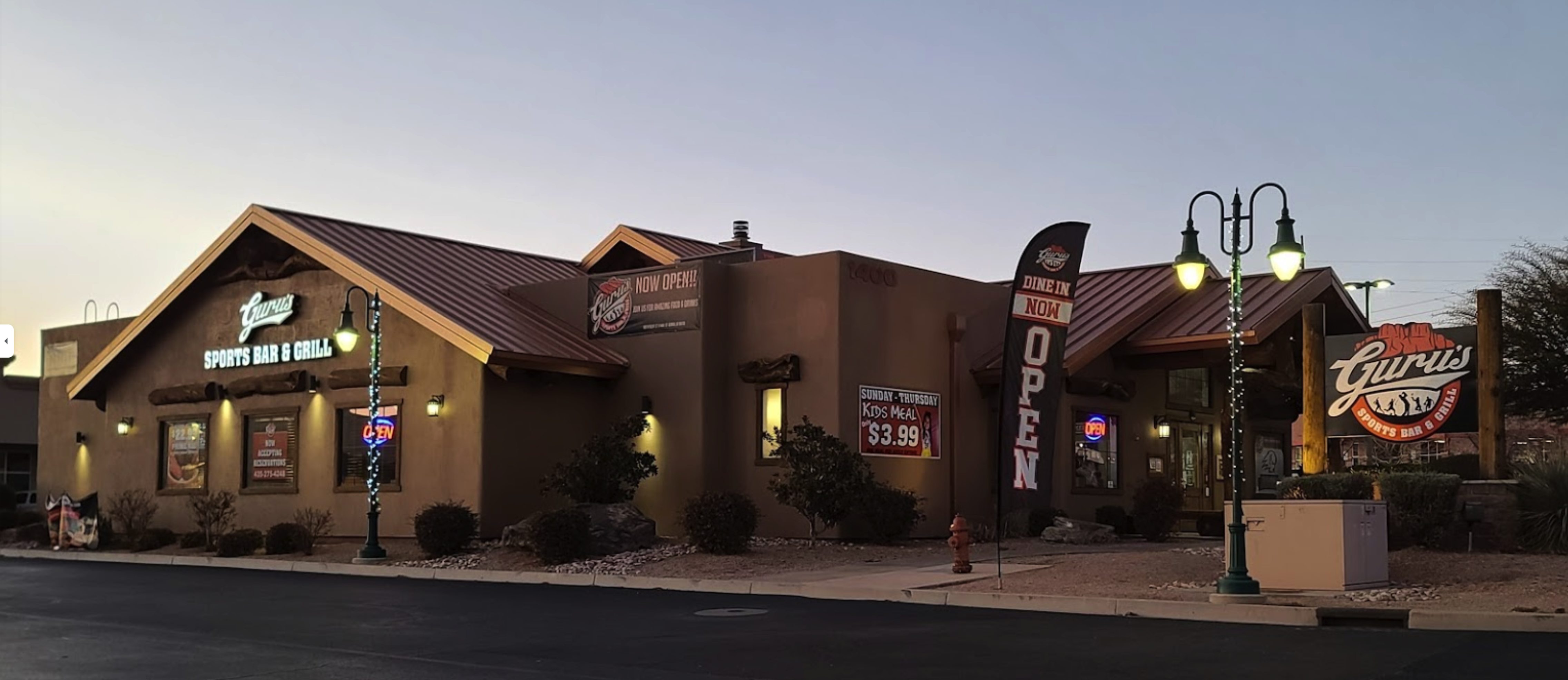 Guru's Sports Bar and Grill Exterior Shot